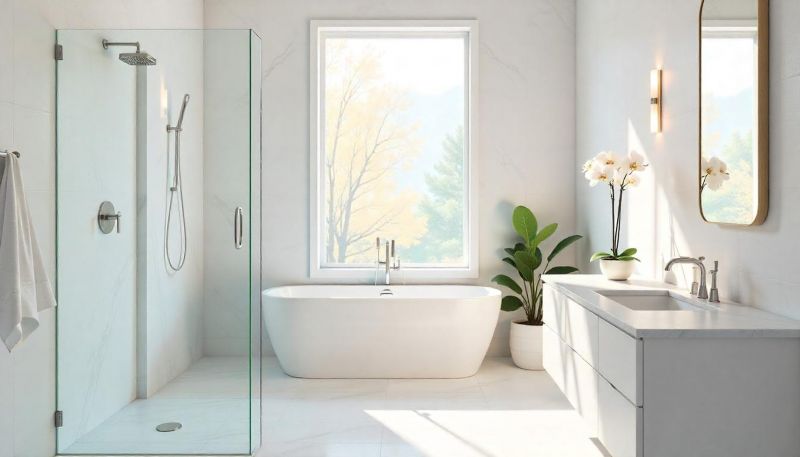 Freestanding Tub Installation in Danbury, CT